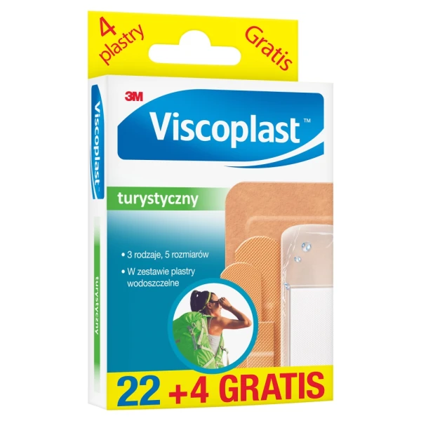 Viscoplast, Turystyczny zestaw plastrów, 26 sztuk