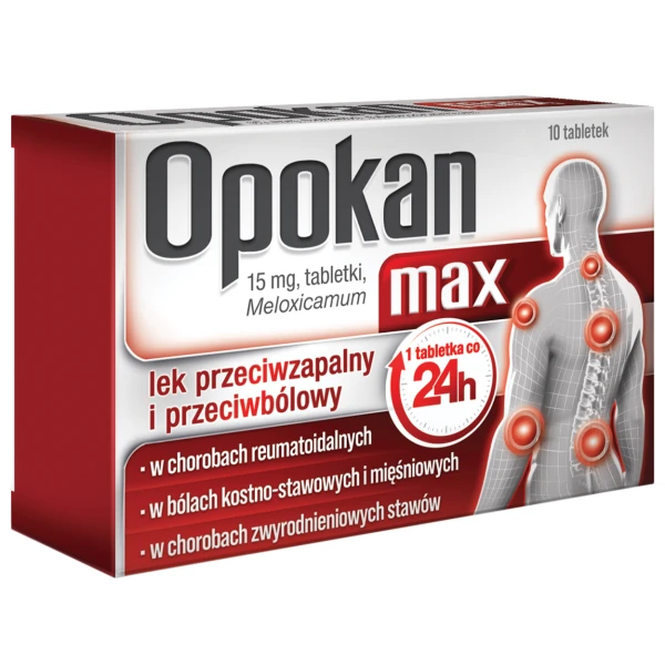 Opokan max 15 mg, 10 tabletek