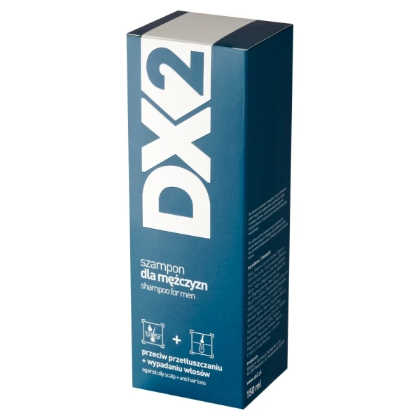 DX2, szampon dla mężczyzn przeciw przetłuszczaniu + wypadaniu włosów, 150 ml