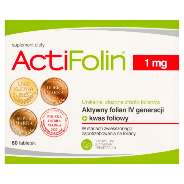 ActiFolin 1 mg, 60 tabletek