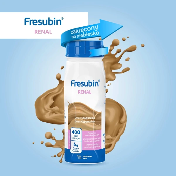 Fresubin Renal, preparat odżywczy, smak cappuccino, 4 x 200 ml