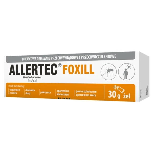 Allertec Foxill, 1 mg/ g, żel, 30 g