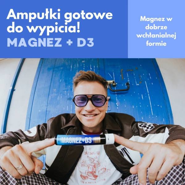 Triggy VitaminShot Magnez+D3, shot o smaku poziomki, 25 ml