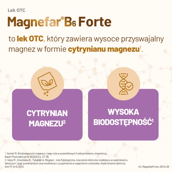 Magnefar B6 Forte, 90 tabletek powlekanych