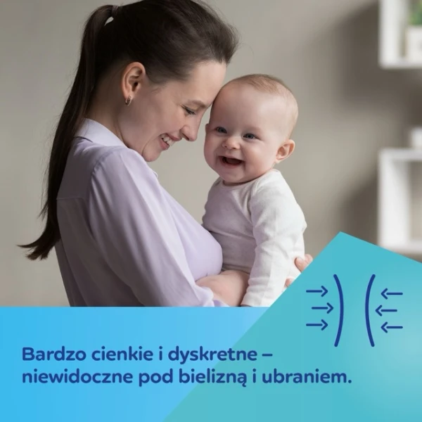 Canpol Babies, wkładki laktacyjne 3D z przylepcem, czarne, 50 sztuk + 10 sztuk gratis