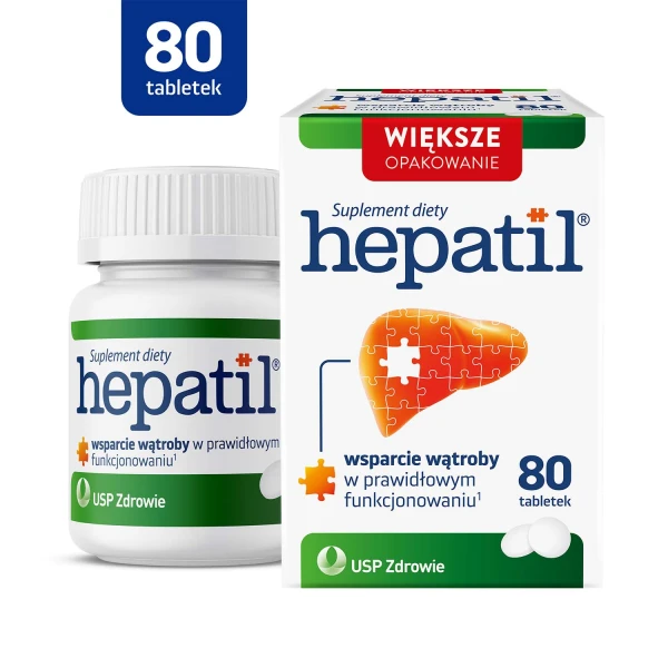 Hepatil 150 mg, 80 tabletek