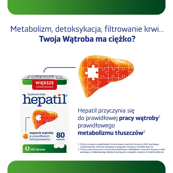 Hepatil 150 mg, 80 tabletek