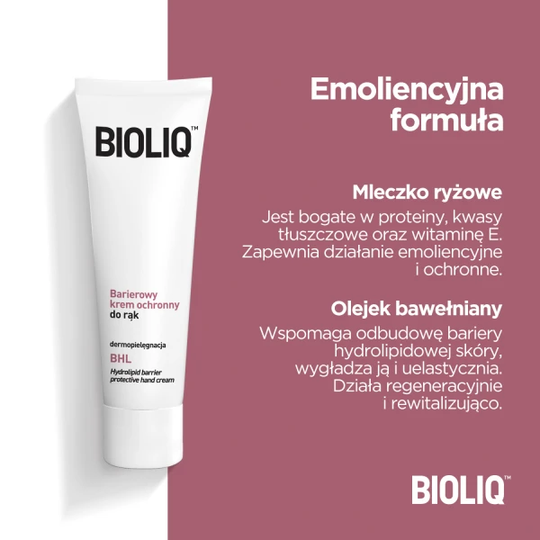 Bioliq BHL Krem ochronny do rąk, 75 ml
