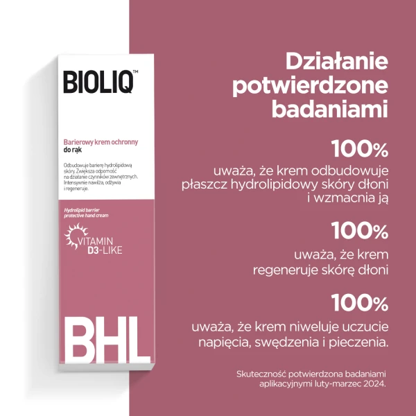 Bioliq BHL Krem ochronny do rąk, 75 ml
