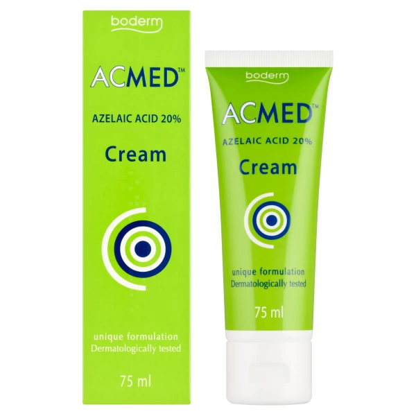 Acmed Krem, krem do skóry tłustej, z niedoskonałościami, kwas azelainowy 20%, 75 ml
