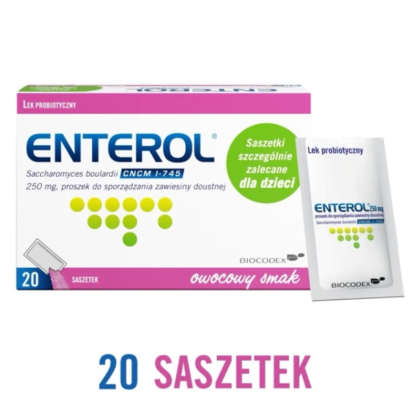 Enterol, 250 mg, 20 saszetek