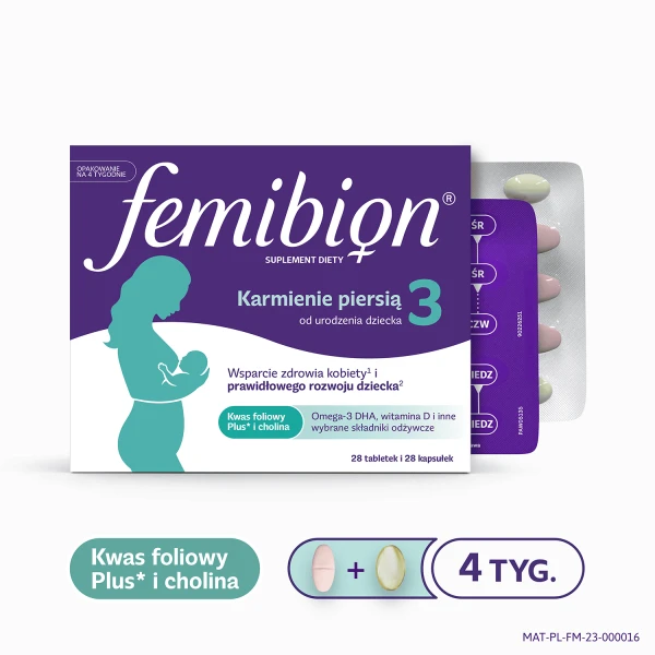 Femibion 3 Karmienie piersią, 28 tabletek + 28 kapsułek