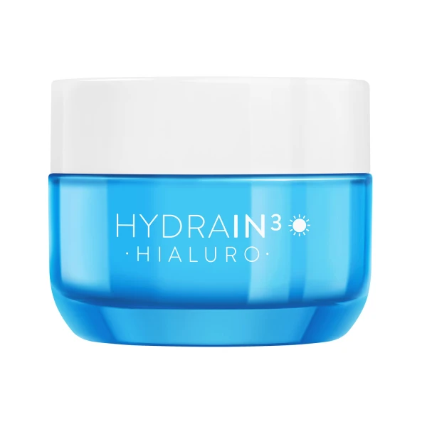 Zestaw Dermedic 3 Hydrain, Serum nawadniające 30 ml + Krem dogłębnie nawilżający 15 ml + Kosmetyczka