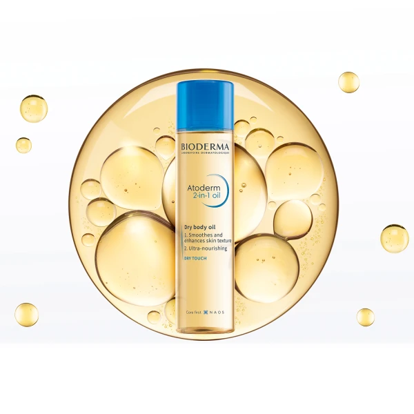 Bioderma Atoderm 2-in-1 Oil, suchy olejek do ciała, 150 ml