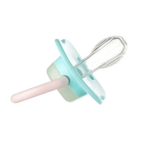 Canpol Babies, smoczek uspokajający, 0-6 miesięcy, silikonowy, symetryczny, świecący w ciemności, Exotic Animals, lama, 1 sztuka