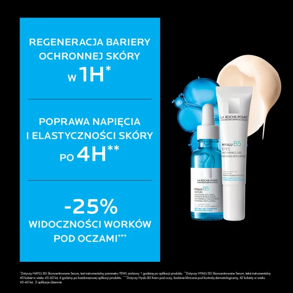 La Roche-Posay Hyalu B5, serum przeciwzmarszczkowe, 30 ml + przeciwzmarszczkowy krem pod oczy, 15 ml