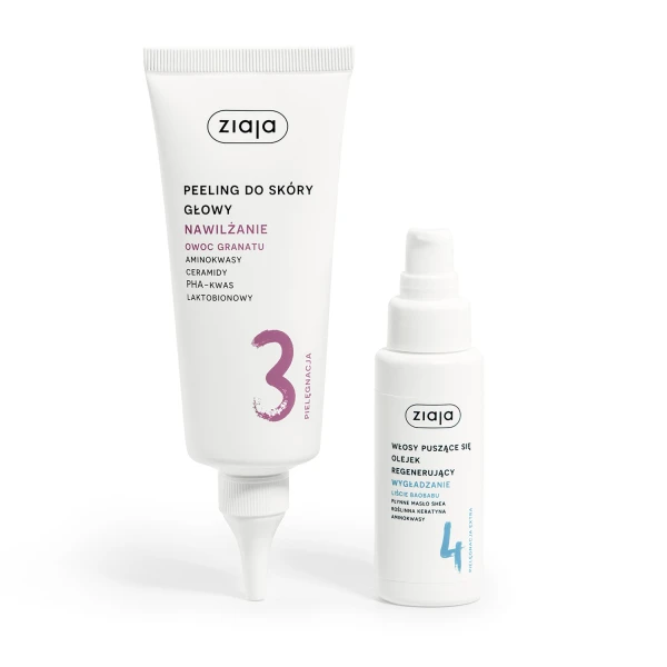 Ziaja Nawilżanie Owoc Granatu, peeling do skóry głowy, 100 ml