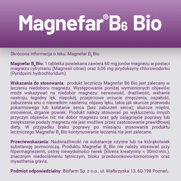 magnefar-b6-bio-50-tabletek