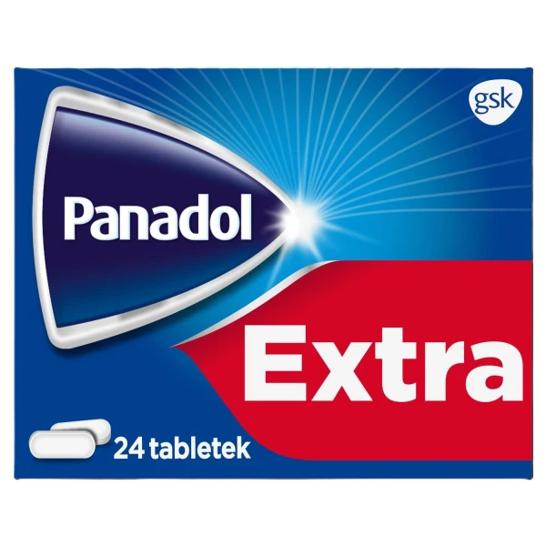 Panadol Extra 500 mg + 65 mg, 24 tabletki powlekane