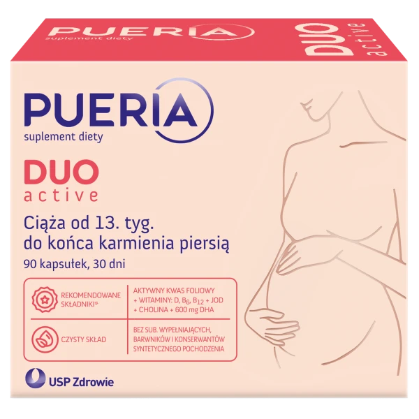 Pueria Duo Active, 90 kapsułek