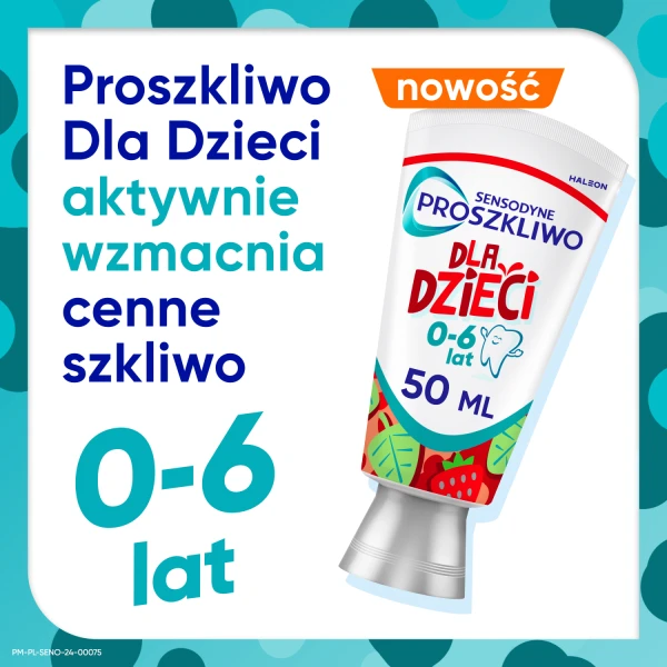 Sensodyne Proszkliwo, pasta do zębów dla dzieci, 0-6 lat, 50 ml
