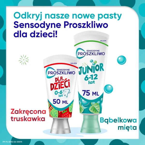 Sensodyne Proszkliwo, pasta do zębów dla dzieci, 0-6 lat, 50 ml