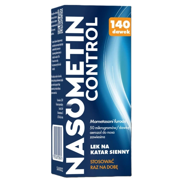 Nasometin Control 0,05 mg, aerozol do nosa, 140 dawek
