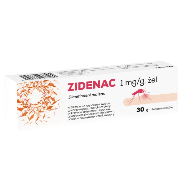 Zidenac 1 mg/ g,  żel, 30 g