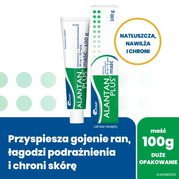 Alantan Plus (20 mg+50 mg)/g, maść, 100 g