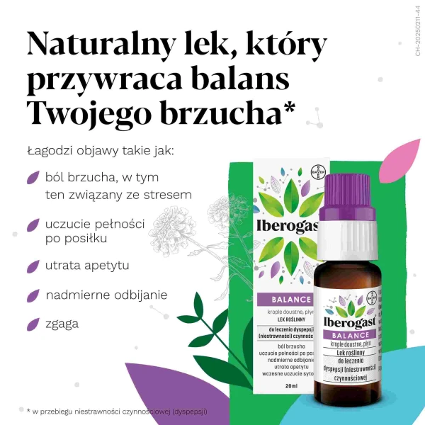 Iberogast Balance, krople, 20 ml