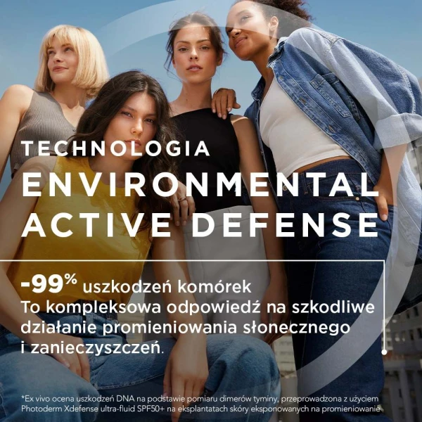 Bioderma Photoderm XDefense, ultralekki fluid o działaniu detoksykującym, bezbarwny, SPF 50+, 40 ml