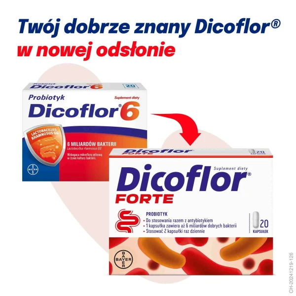 Dicoflor Forte 20 kaps.