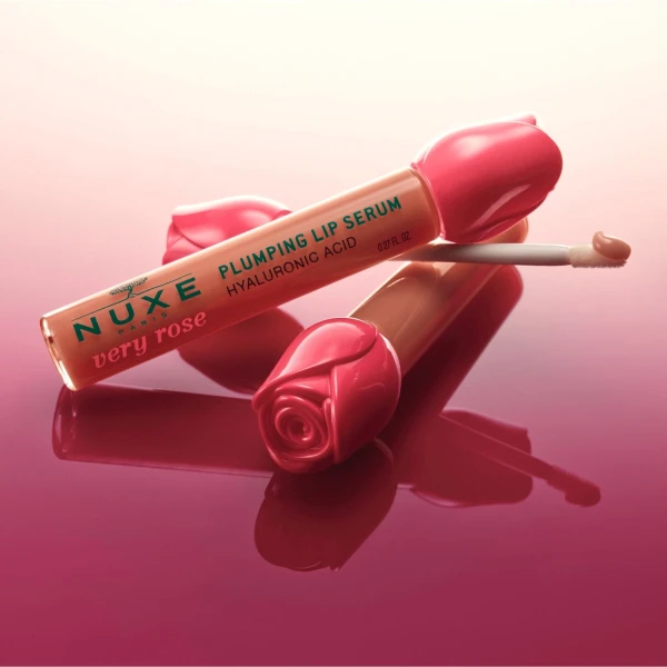Nuxe Very Rose, nawilżające serum powiększające usta, 8 ml