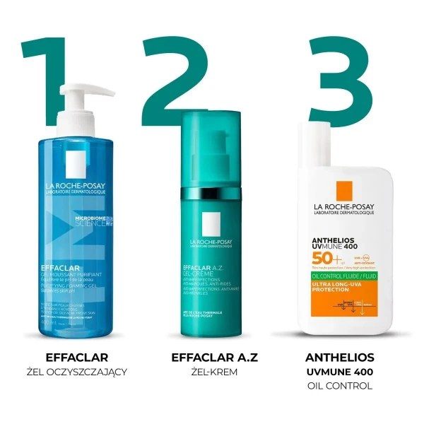 La Roche Posay Effalcar A.Z., żel-krem o podwójnym działaniu, 40 ml