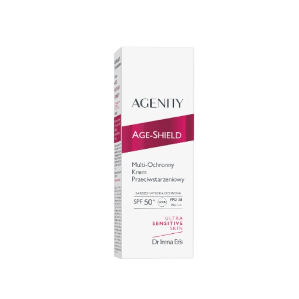 Agenity Age-Shield, multi-ochronny krem przeciwstarzeniowy, SPF50+, 50 ml