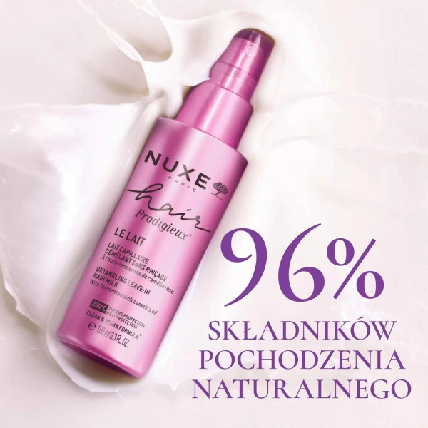 Nuxe Hair Prodigieux, mleczko do włosów ułatwiające rozczesywanie, bez spłukiwania, 100 ml