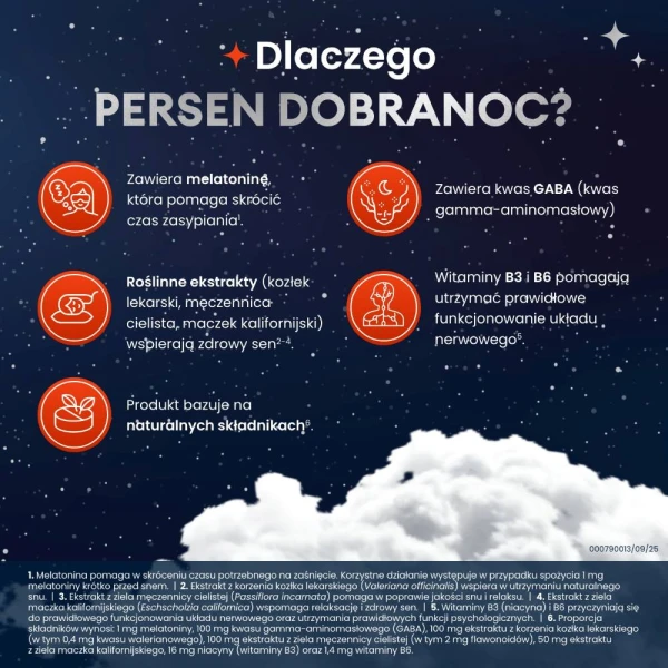 Persen Dobranoc, 20 tabletek