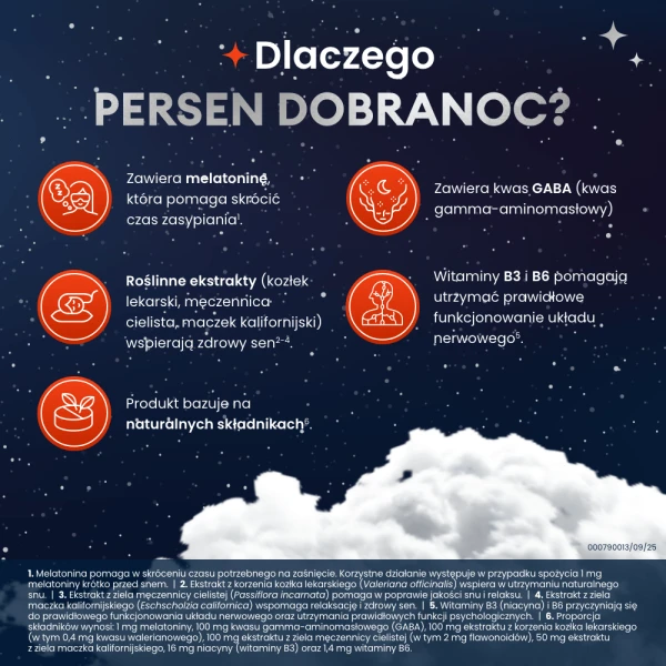 Persen Dobranoc, 20 tabletek