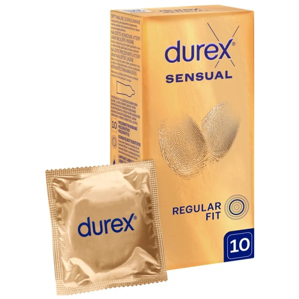 Durex Sensual, prezerwatywy supercienkie, 10 sztuk