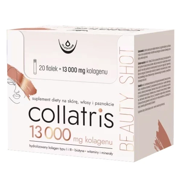 Collatris Beauty Shot 13 000, smak porzeczkowy, 25 ml x 20 fiolek