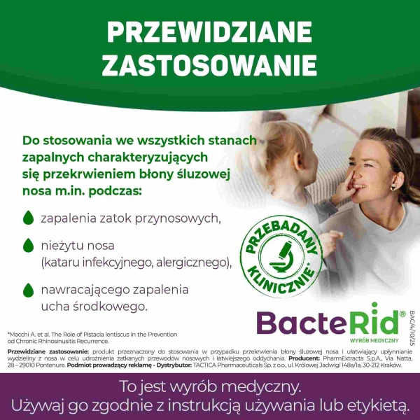 Bacterid, krople do nosa, 15 ml