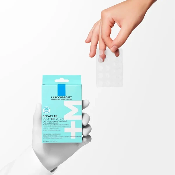La Roche-Posay Effaclar Duo+M, wielofunkcyjne plasterki na pryszcze, 22 sztuki