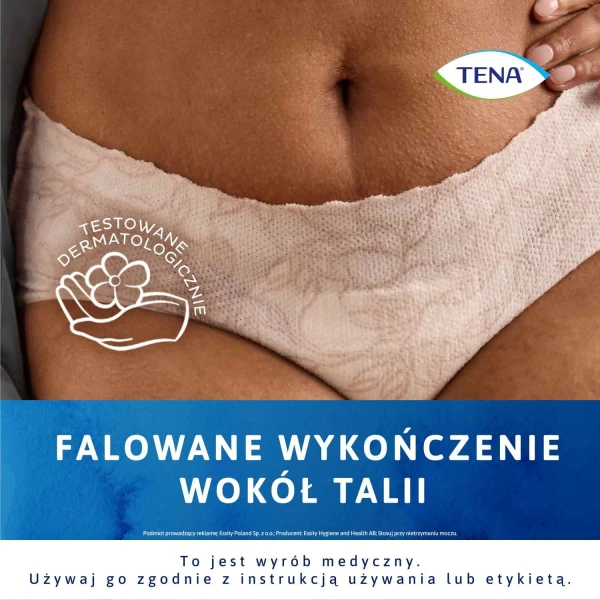 Tena Silhouette Plus White, dyskretne majtki chłonne dla kobiet, rozmiar M, 12 sztuk