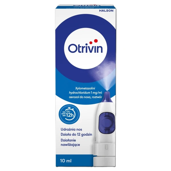 Otrivin 1 mg/ ml, aerozol do nosa, 10 ml