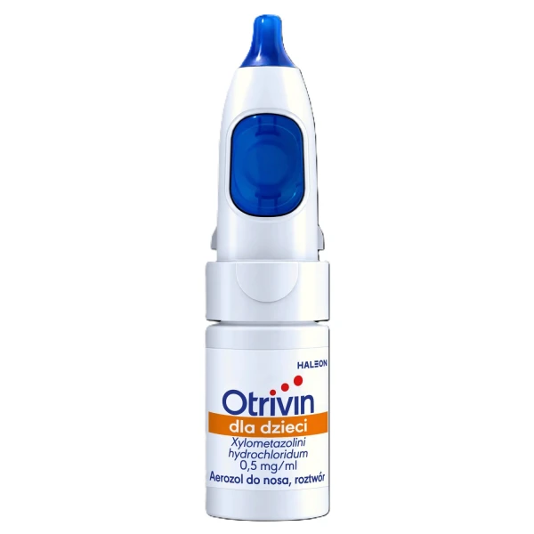 Otrivin dla dzieci 0,5 mg/ ml, od 2 do 11 lat, aerozol do nosa, 10 ml