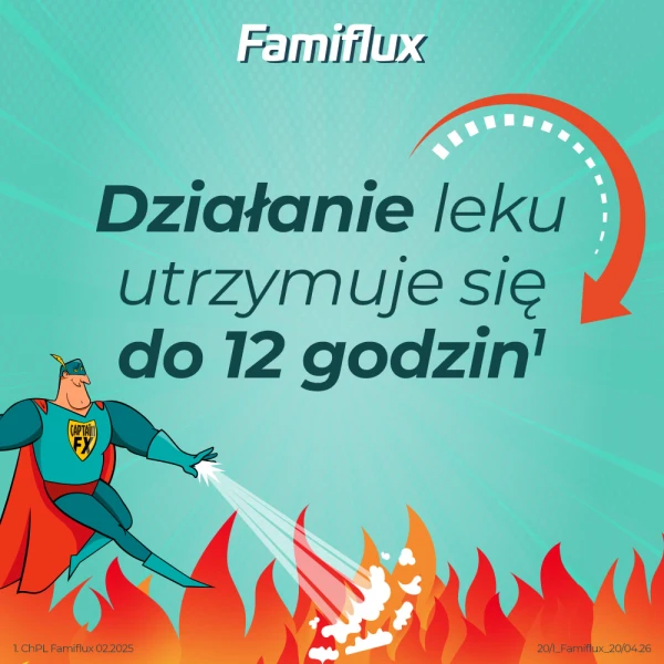 Famiflux 20 mg, na zgagę i niestrawność, 20 tabletek