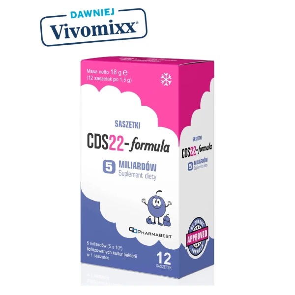 CDS22-Formula 5 miliardów (dawniej Vivomixx), proszek do sporządzania zawiesiny doustnej, smak borówkowy, 10 saszetek