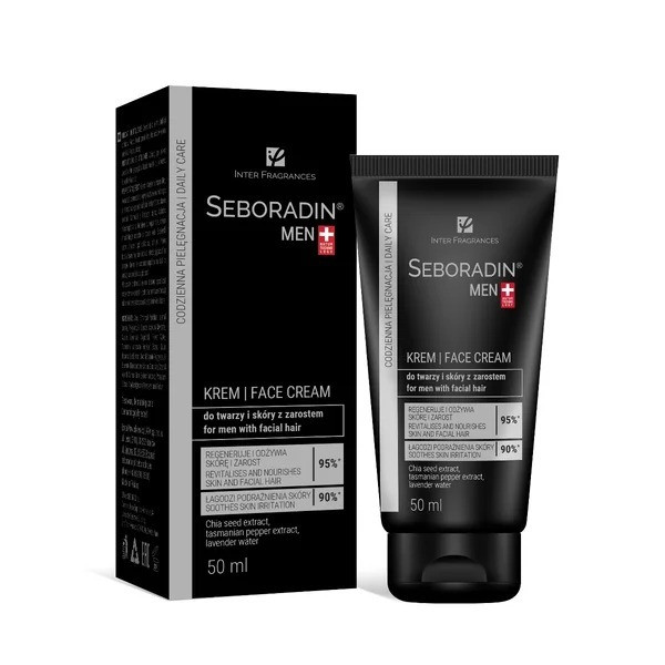 Seboradin Men Forte, kuracja przeciw wypadaniu włosów dla mężczyzn, 5,5 ml x 14 ampułek + Seboradin Men, szampon przeciw wypadaniu włosów, 200 ml