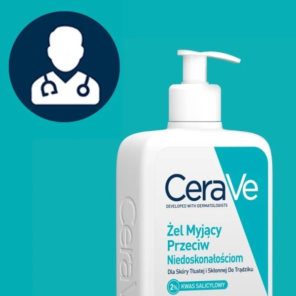 CeraVe, żel myjący przeciwko niedoskonałościom, 473 ml