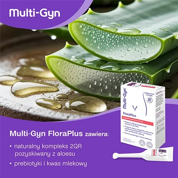 Multi-Gyn FloraPlus, żel dopochwowy, 5 ml x 5 aplikatorów